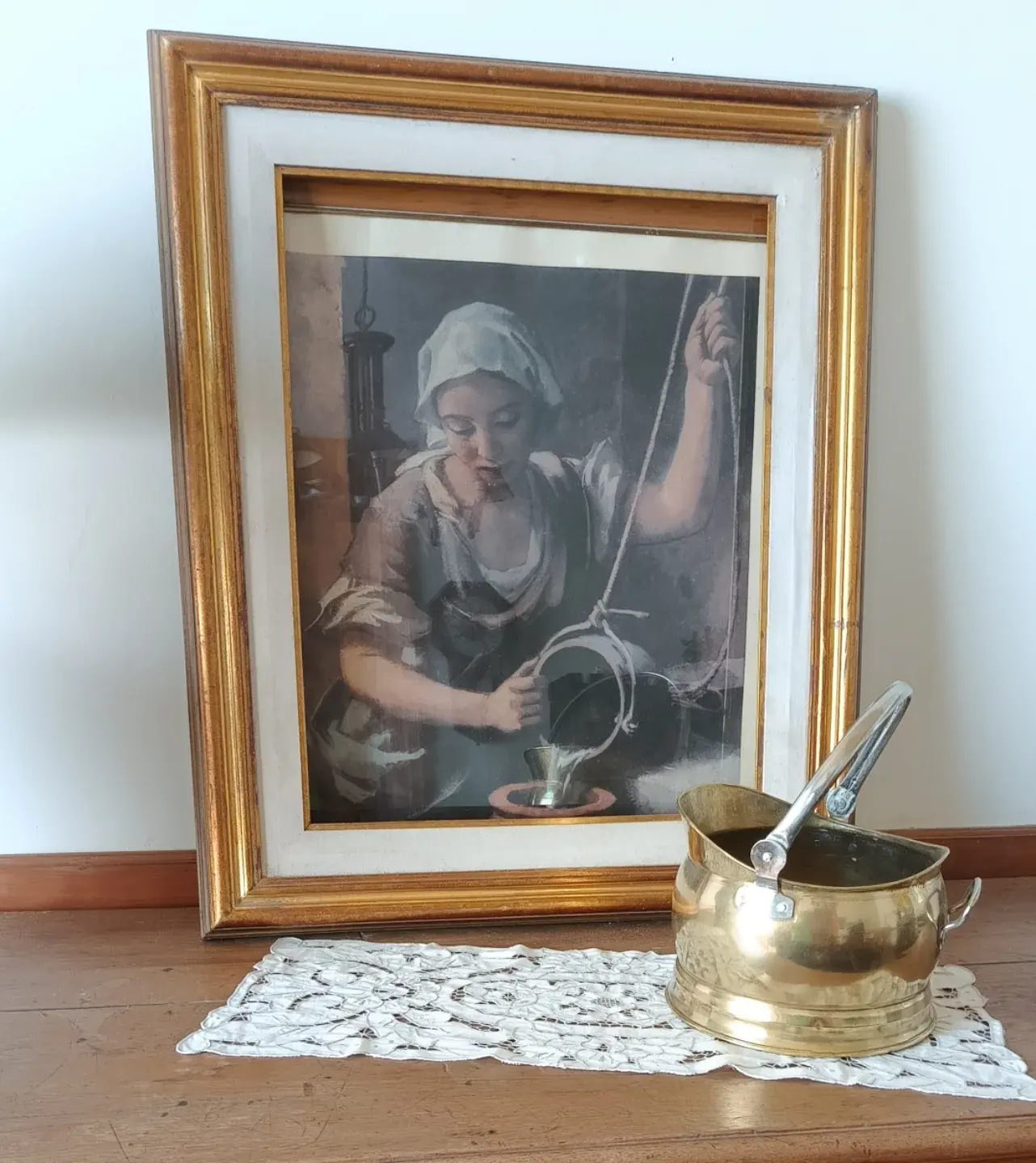 La dama y el cántaro", de Hans Happ: regalo de casamiento a mis padres.
